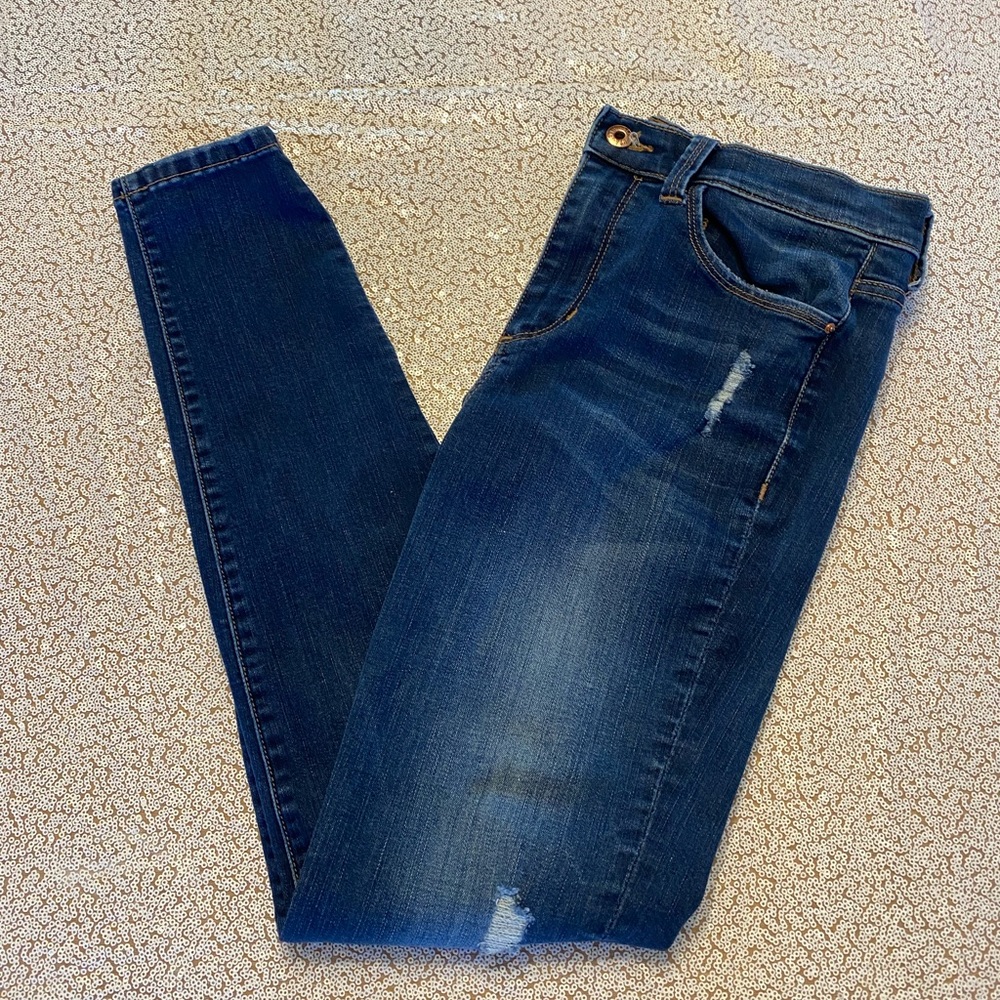 SNEAK PEEK high rise jeans